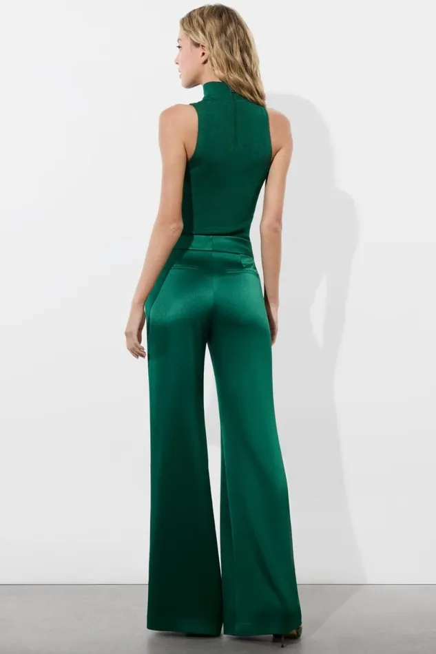 Alice Olivia Darcey Tank Forest Green Women Tops