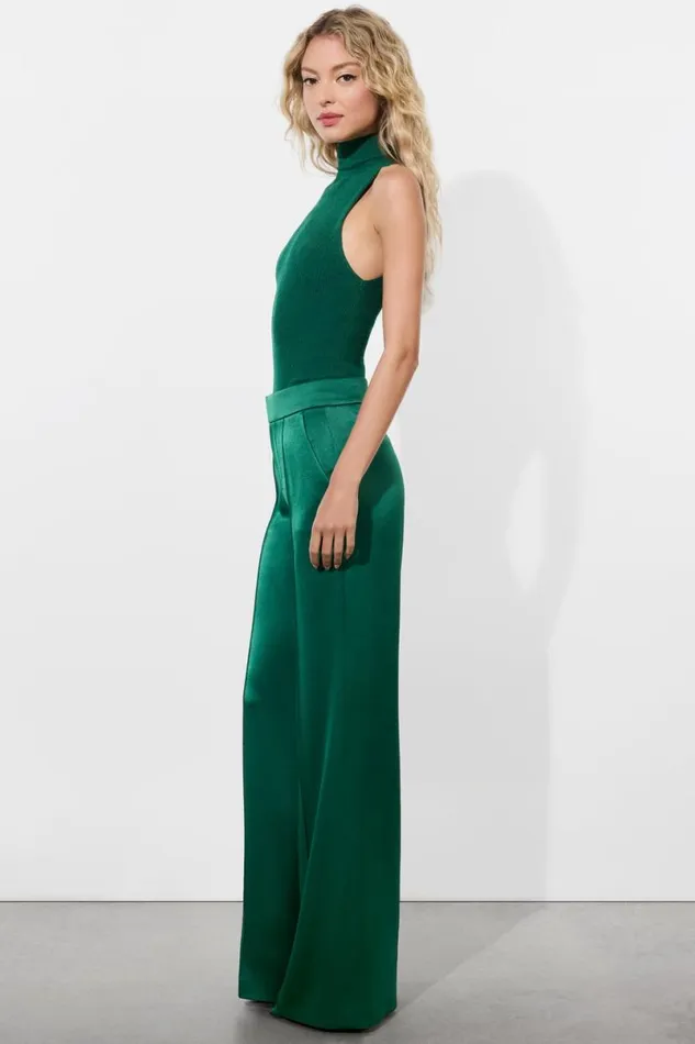 Alice Olivia Darcey Tank Forest Green Women Tops