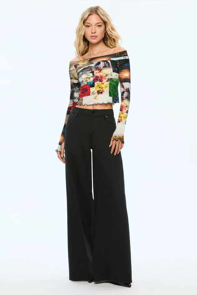 Alice Olivia Dorinda Top Eco Fusion Women Tops