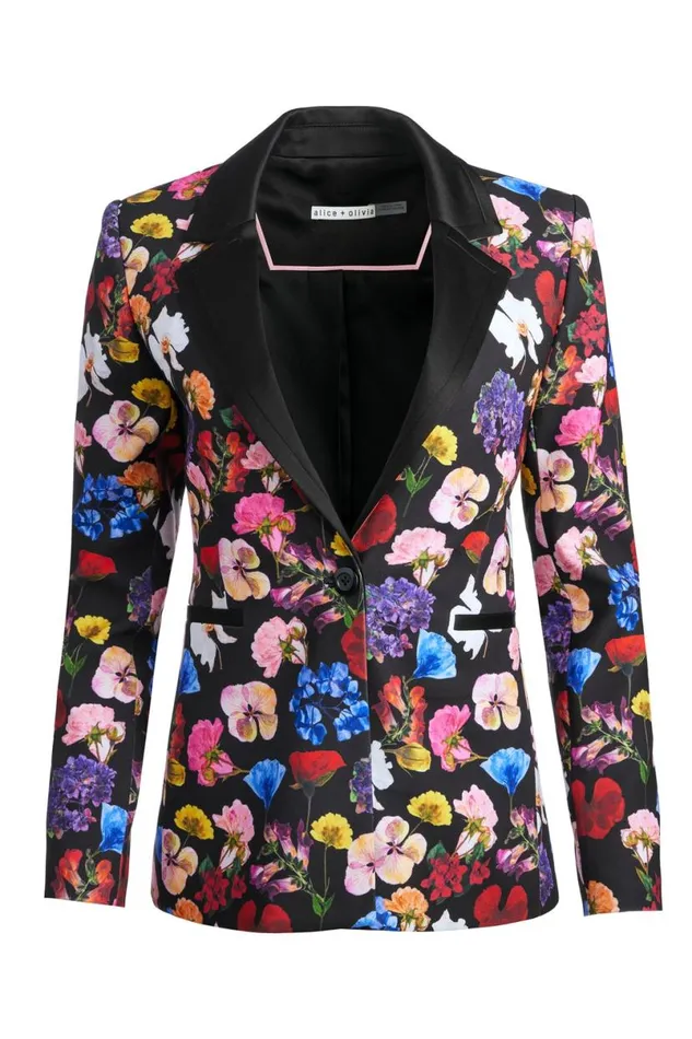 Alice Olivia Hundley Blazer Timeless Blossom Women Suits