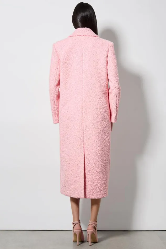 Alice Olivia Jimmy Coat Rose Quartz Women Outerwear