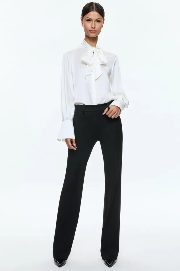 Alice Olivia Lloyd Button Down Off White Women Tops