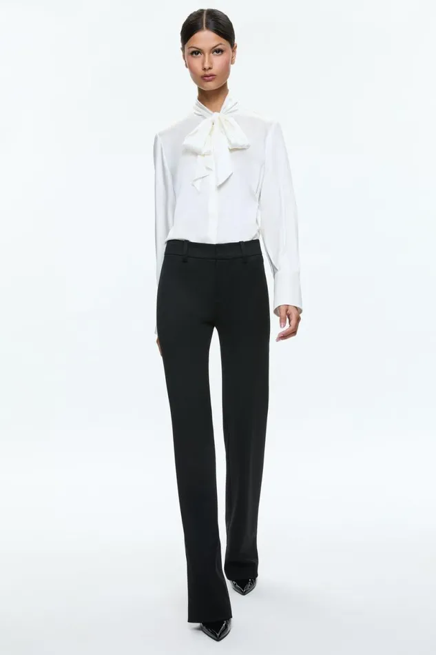 Alice Olivia Lloyd Button Down Off White Women Tops