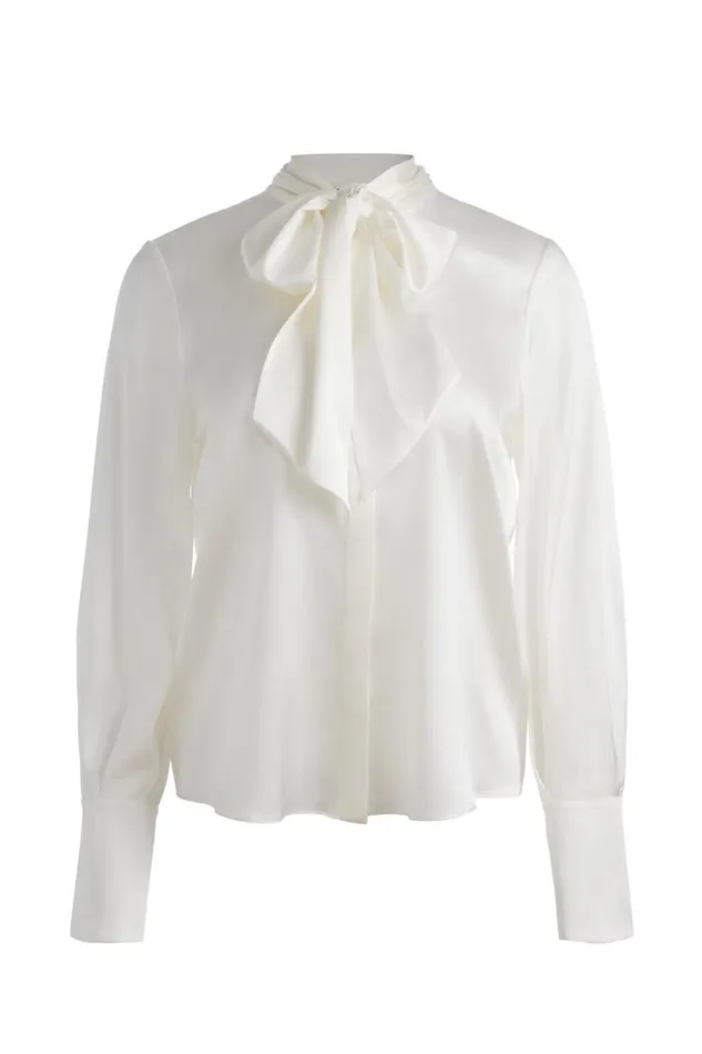 Alice Olivia Lloyd Button Down Off White Women Tops