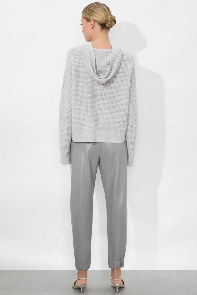 Alice Olivia Pete Vegan Pant Storm Grey Women Pants
