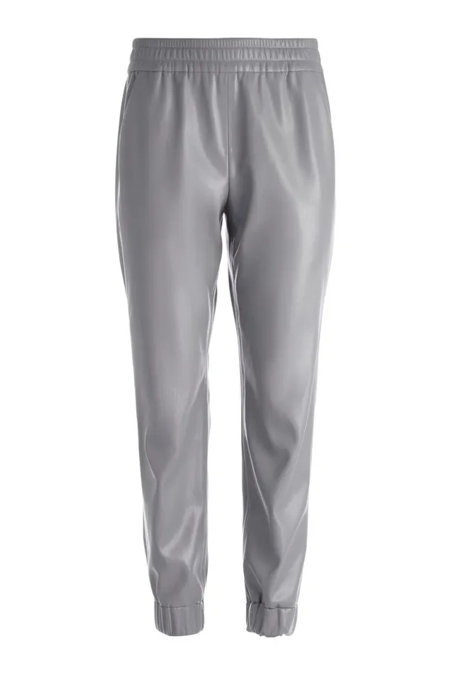 Alice Olivia Pete Vegan Pant Storm Grey Women Pants