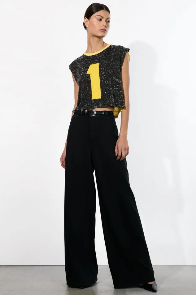 Alice Olivia The Beatles Micah Muscle Tank Number One Women Tops