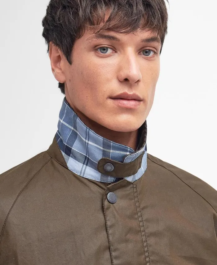 Ambleton Waxed Jacket Navyberwick Men Barbour Waxed Jackets