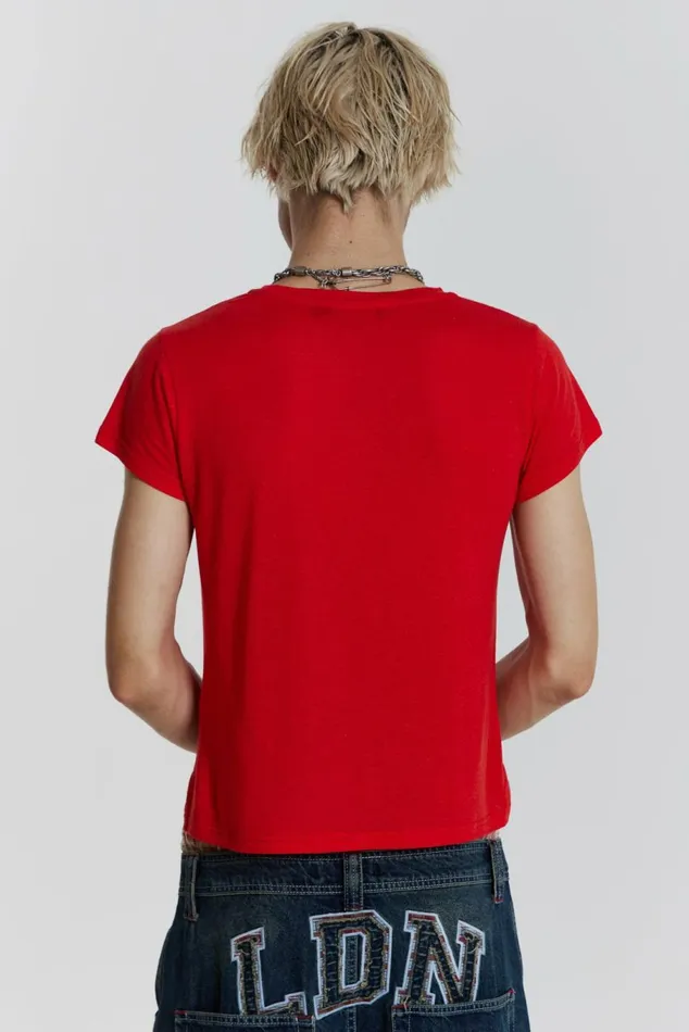 American Dream Tee Red Men Jaded London TShirts