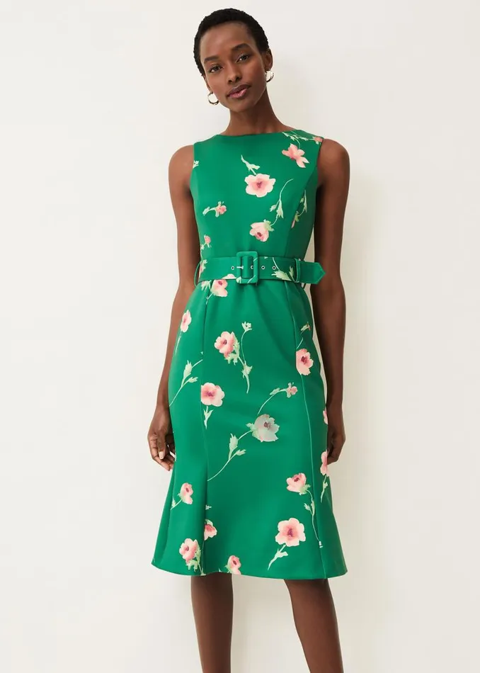 Anais Scuba Dress Jade Women Phase Eight Dresses