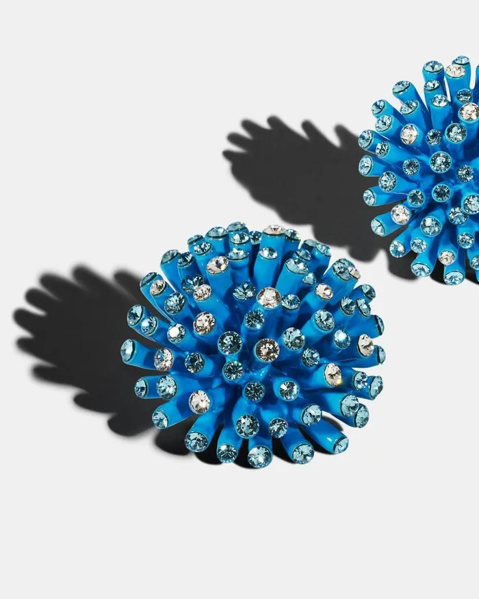 Anemone Earrings Blue Women Aquazzura Jewelry