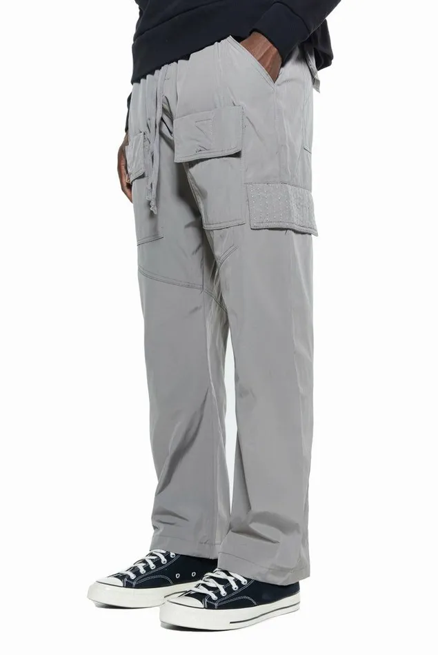 Ash Grey Trail Cargo Trousers Grey Men Jaded London Cargo Pants