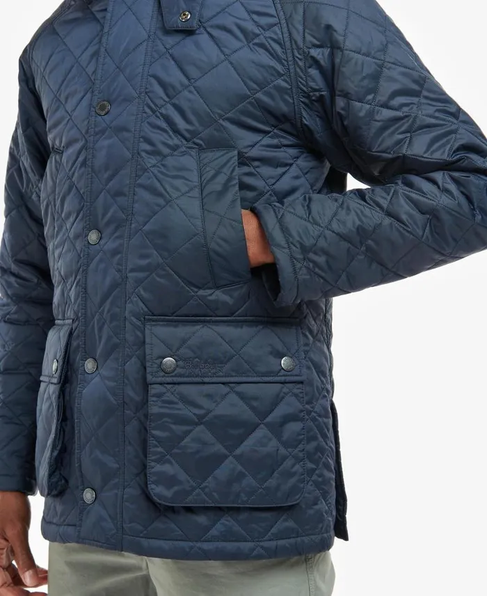 Ashby Quilted Jacket Olive Men Barbour Quilted Jackets