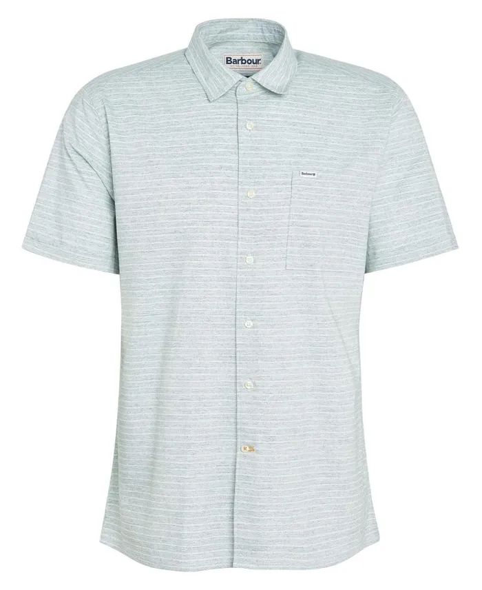 Ashgill Regular ShortSleeved Shirt Classic Navy Men Barbour Shirts