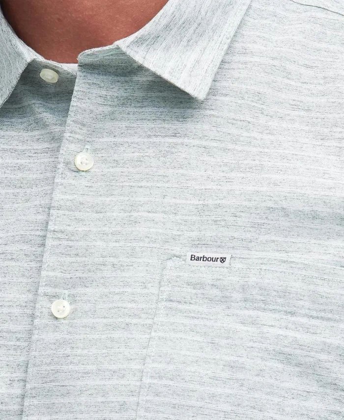 Ashgill Regular ShortSleeved Shirt Classic Navy Men Barbour Shirts