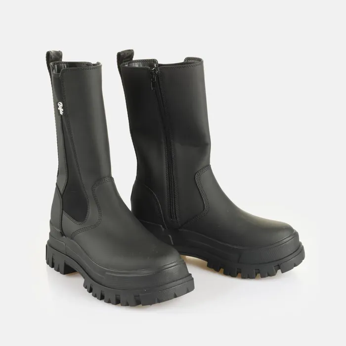 Aspha Clf Rain Chelsea Hi Black Buffalo Boots and AnkleBoots Aspha Clf Rain Chelsea Hi Black Buffalo Boots and AnkleBoots