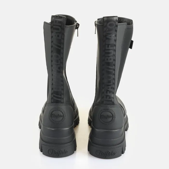 Aspha Clf Rain Chelsea Hi Black Buffalo Boots and AnkleBoots Aspha Clf Rain Chelsea Hi Black Buffalo Boots and AnkleBoots