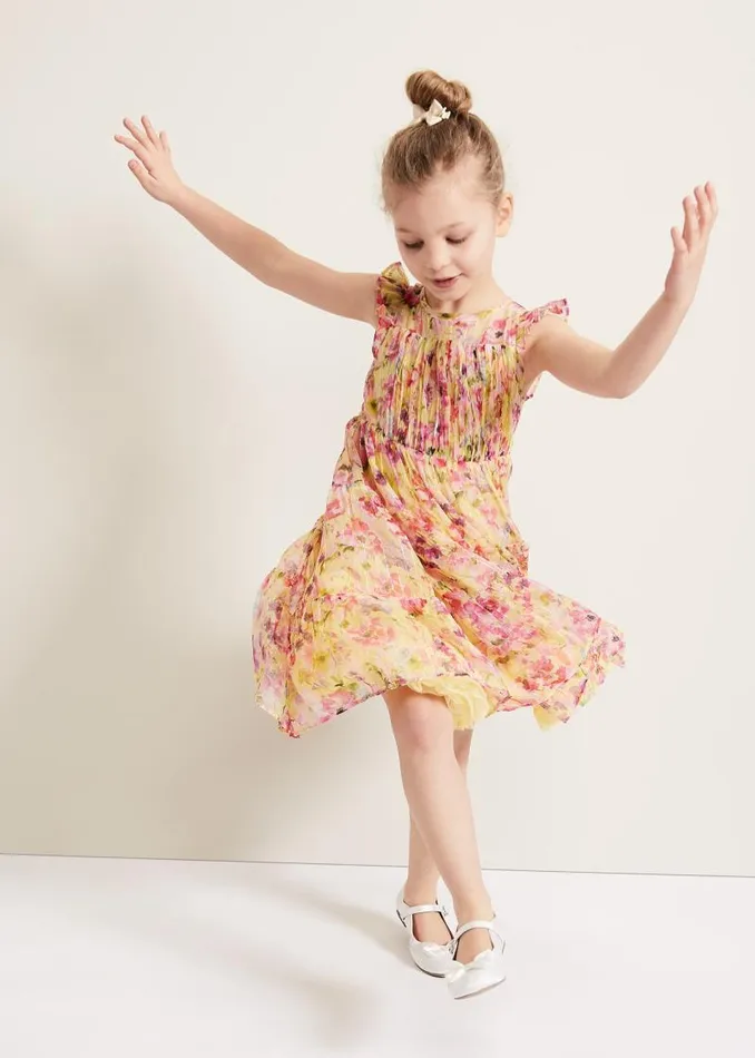 Aurora Print Shimmer Dress Multicoloured Women Phase Eight Dresses