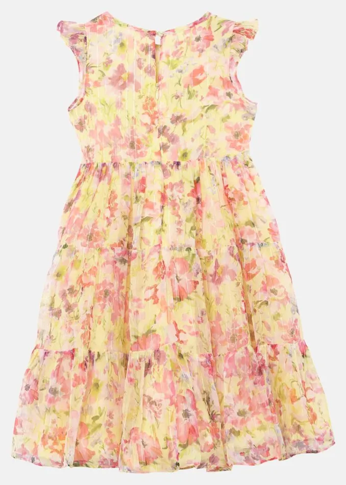 Aurora Print Shimmer Dress Multicoloured Women Phase Eight Dresses