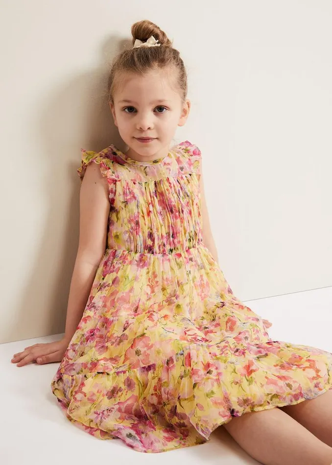 Aurora Print Shimmer Dress Multicoloured Women Phase Eight Dresses