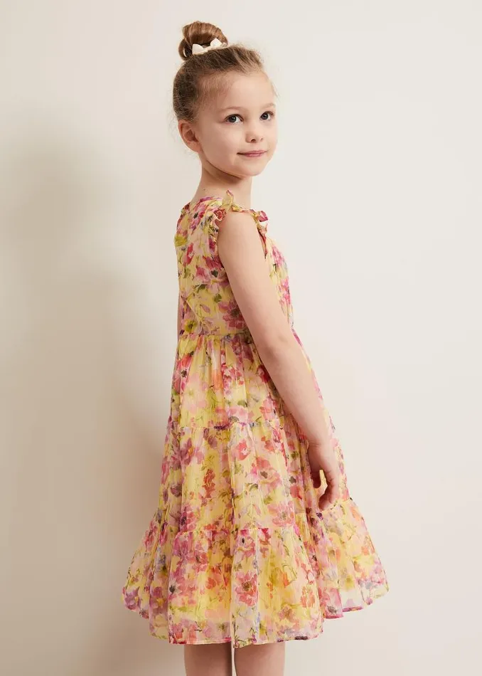 Aurora Print Shimmer Dress Multicoloured Women Phase Eight Dresses