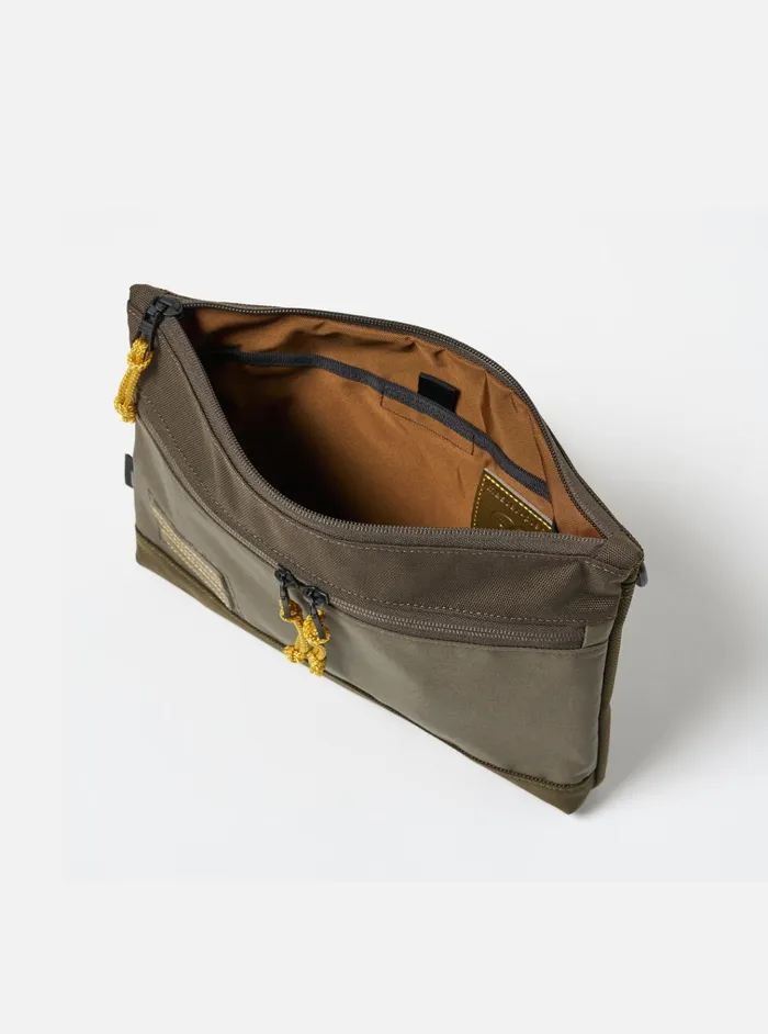 Bags Men Universal Works MasterPiece X Universal Works Shoulder Bag In Olive Recycled Tech Canvas