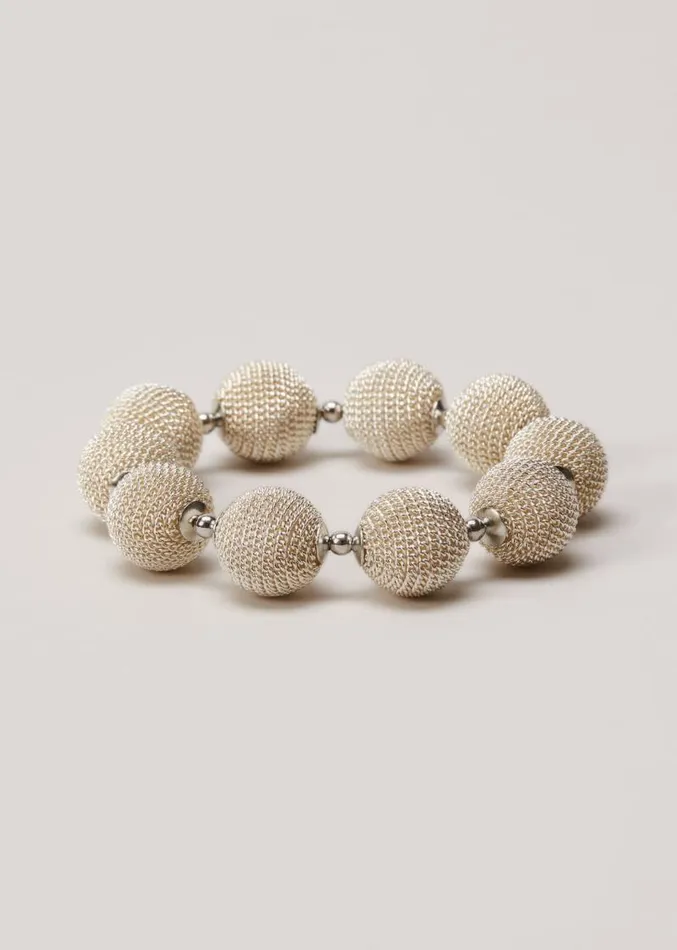 Beaded Bracelet Silver Women Phase Eight Jewellery