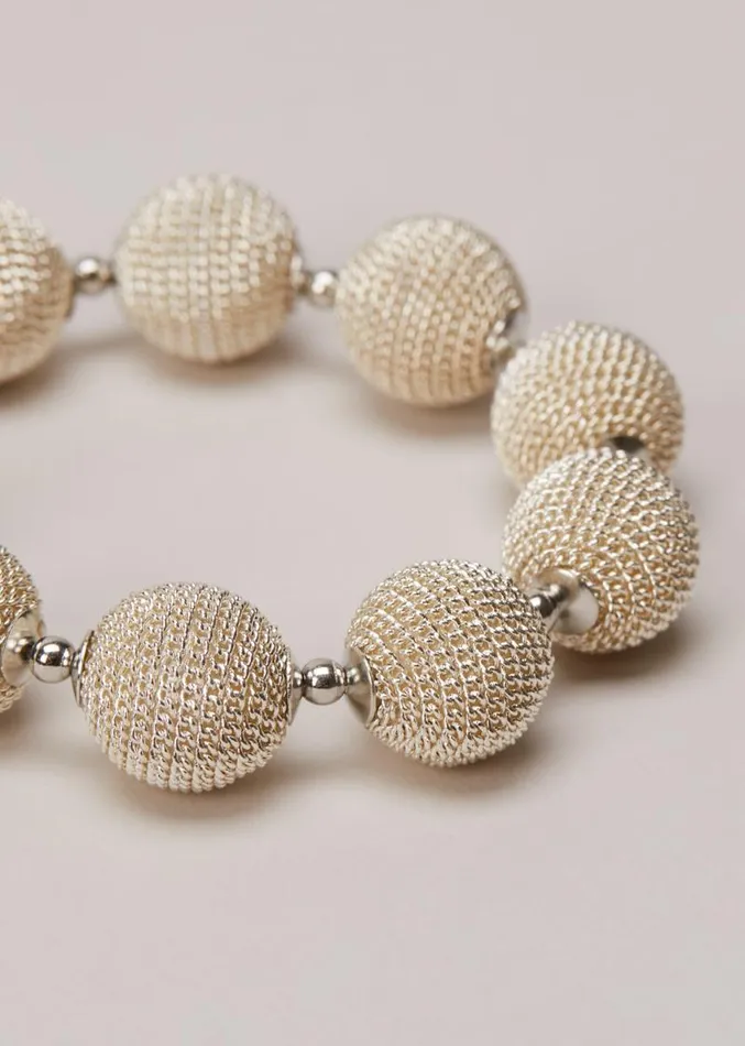 Beaded Bracelet Silver Women Phase Eight Jewellery