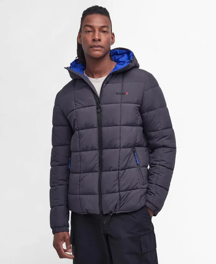 Benton Quilted Jacket Bright Blue Men Barbour Quilted Jackets