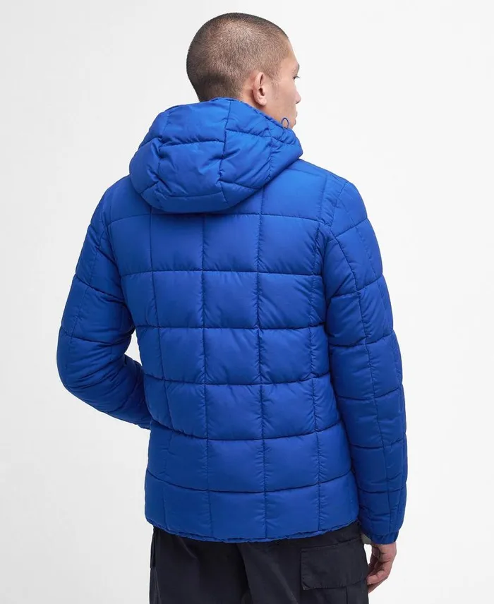 Benton Quilted Jacket Bright Blue Men Barbour Quilted Jackets