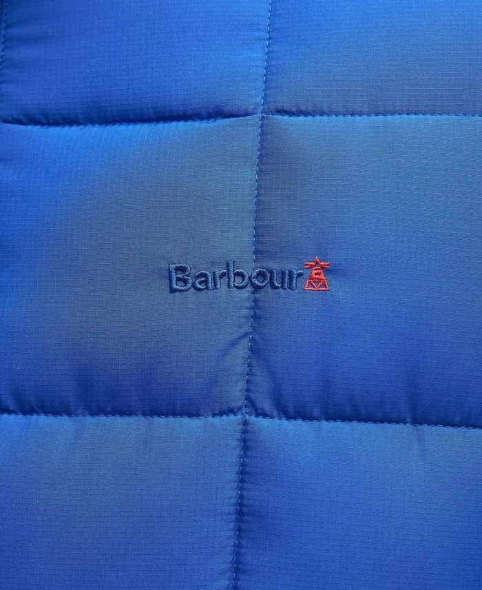 Benton Quilted Jacket Bright Blue Men Barbour Quilted Jackets