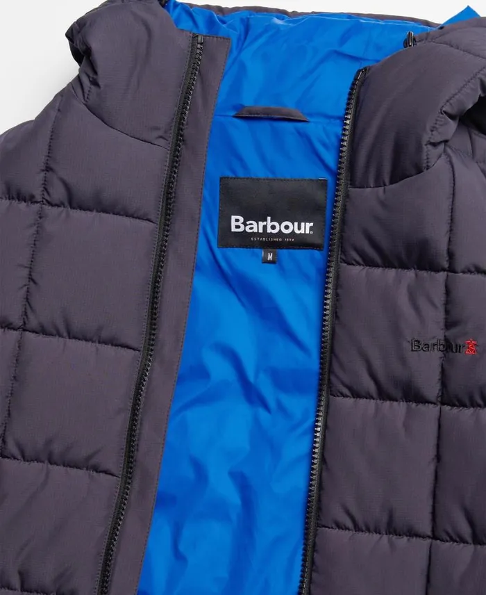 Benton Quilted Jacket Bright Blue Men Barbour Quilted Jackets