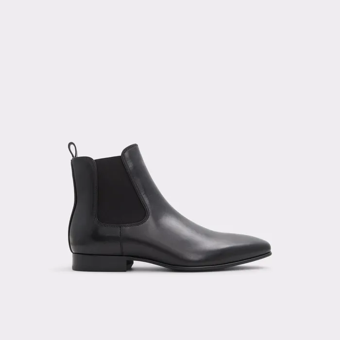 Biondir Black Leather Smooth Men ALDO Boots