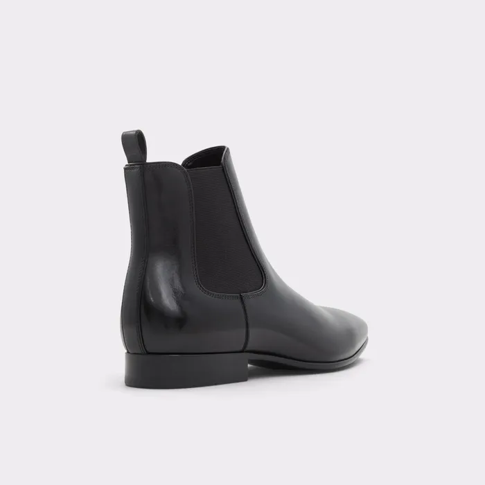 Biondir Black Leather Smooth Men ALDO Boots