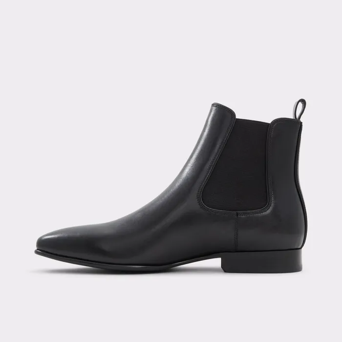 Biondir Black Leather Smooth Men ALDO Boots