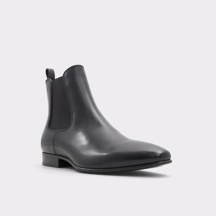 Biondir Black Leather Smooth Men ALDO Boots