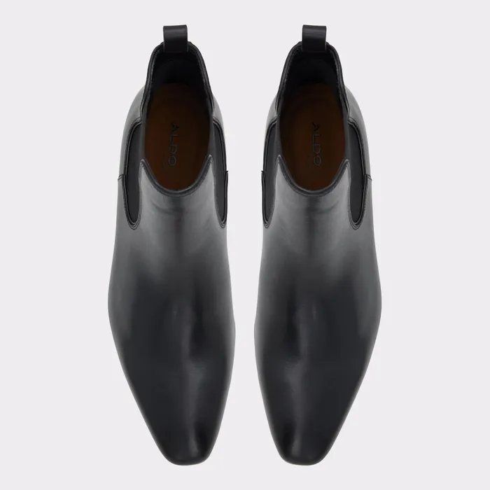 Biondir Black Leather Smooth Men ALDO Boots