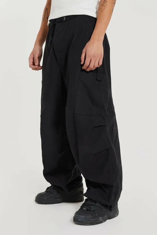 Black Parachute Cargo Pants Black Men Jaded London Parachute Pants Black Parachute Cargo Pants Black Men Jaded London Parachute Pants