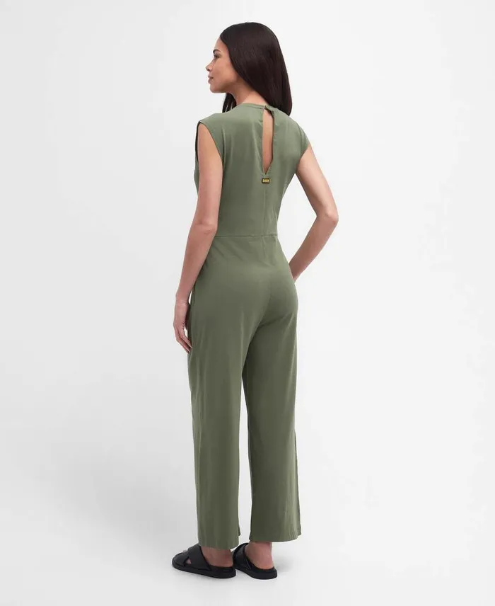 Bluford Jumpsuit Green Smoke Women Barbour Dresses and Skirts
