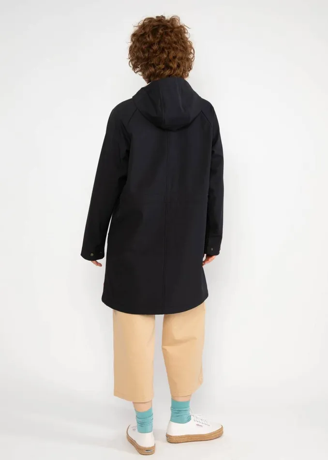 Blutsgeschwister Between Seasons Jacket Softfriese Black Women Jackets and Coats