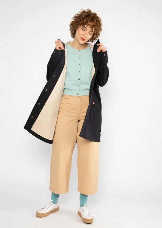 Blutsgeschwister Between Seasons Jacket Softfriese Black Women Jackets and Coats