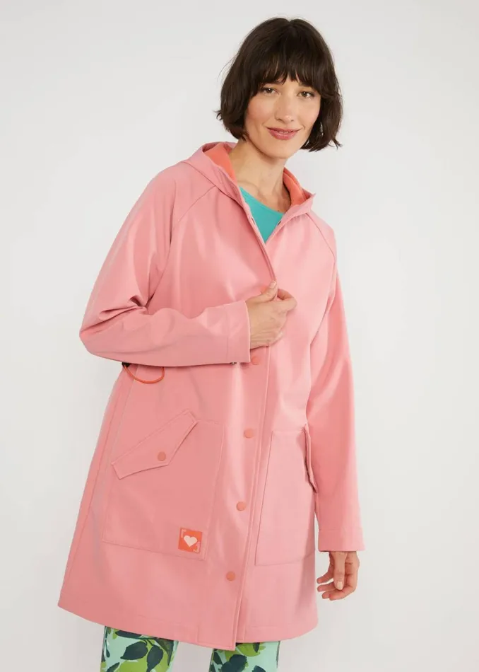 Blutsgeschwister Between Seasons Jacket Softfriese Red Women Jackets and Coats