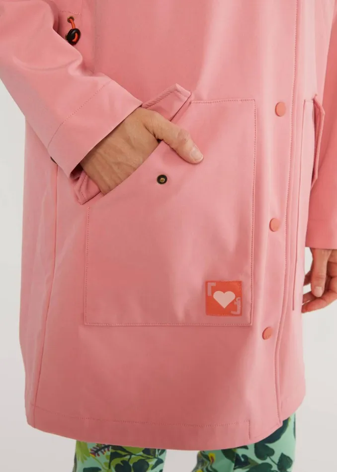 Blutsgeschwister Between Seasons Jacket Softfriese Red Women Jackets and Coats