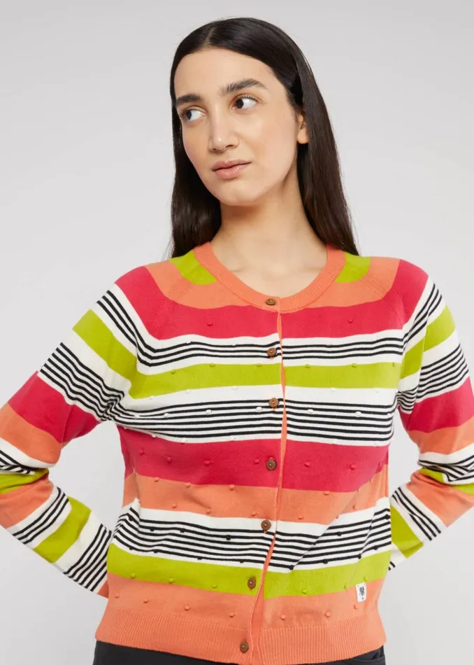 Blutsgeschwister Cardigan Knot Hop Special Red Women Cardigans