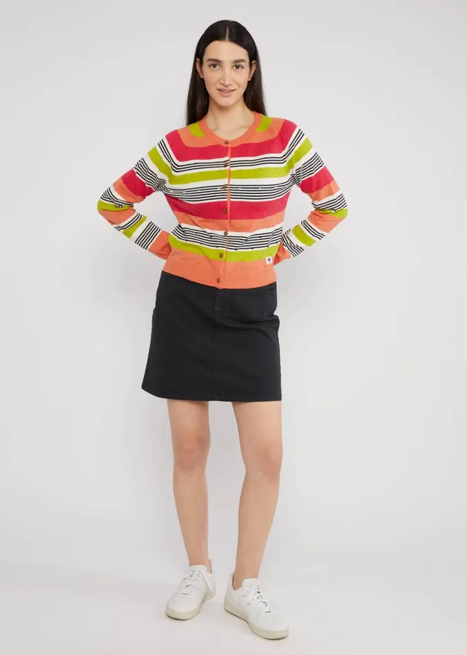 Blutsgeschwister Cardigan Knot Hop Special Red Women Cardigans