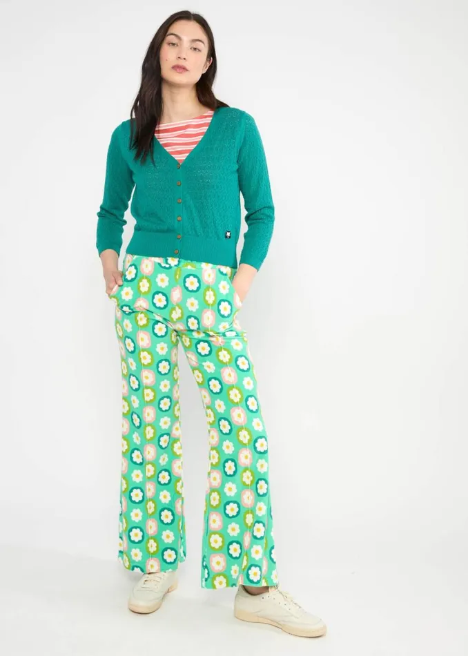 Blutsgeschwister Cardigan Sweet Petite Green Women Cardigans