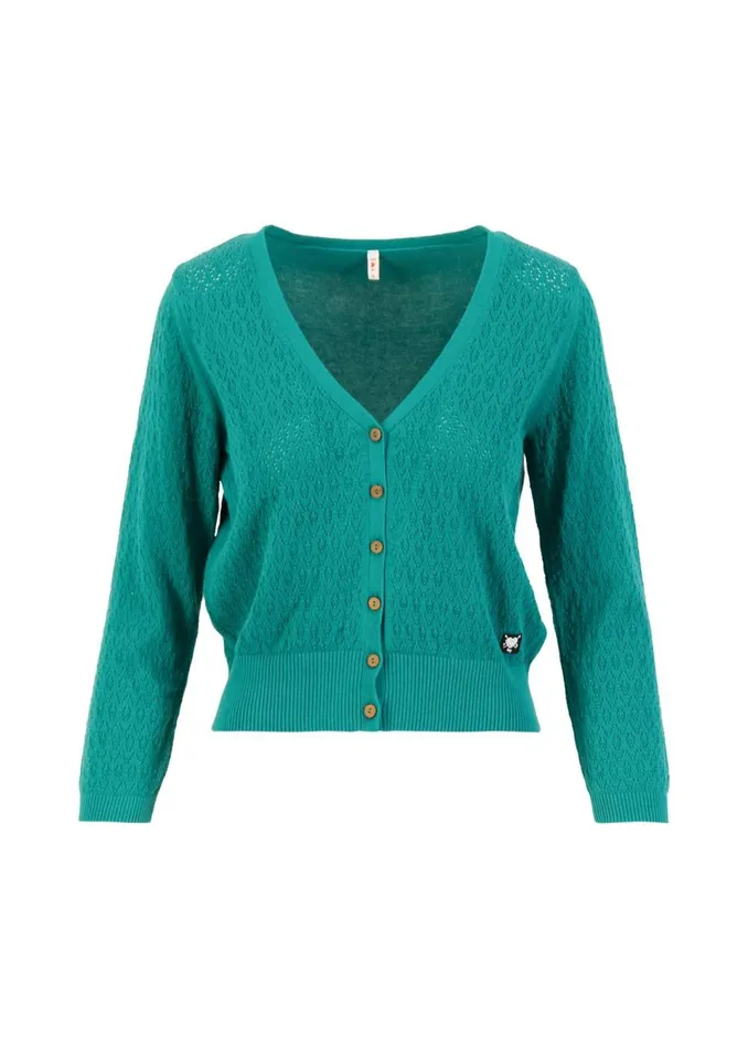 Blutsgeschwister Cardigan Sweet Petite Green Women Cardigans