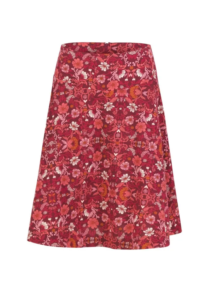 Blutsgeschwister Circle Skirt Romance Rules The World Red Women Skirts
