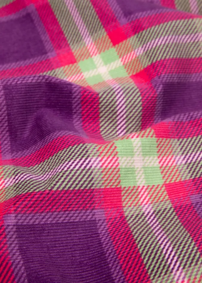 Blutsgeschwister Corduroy Skirt Dreamy Eyes Purple Women Skirts