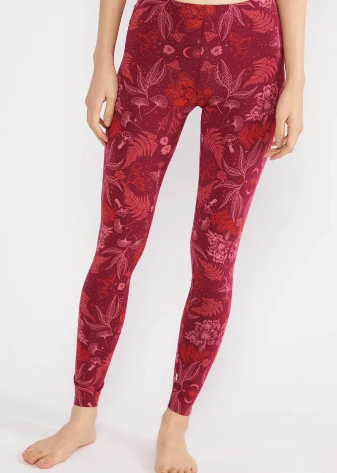Blutsgeschwister Cotton Leggings Lovely Legs Red Women Trousers